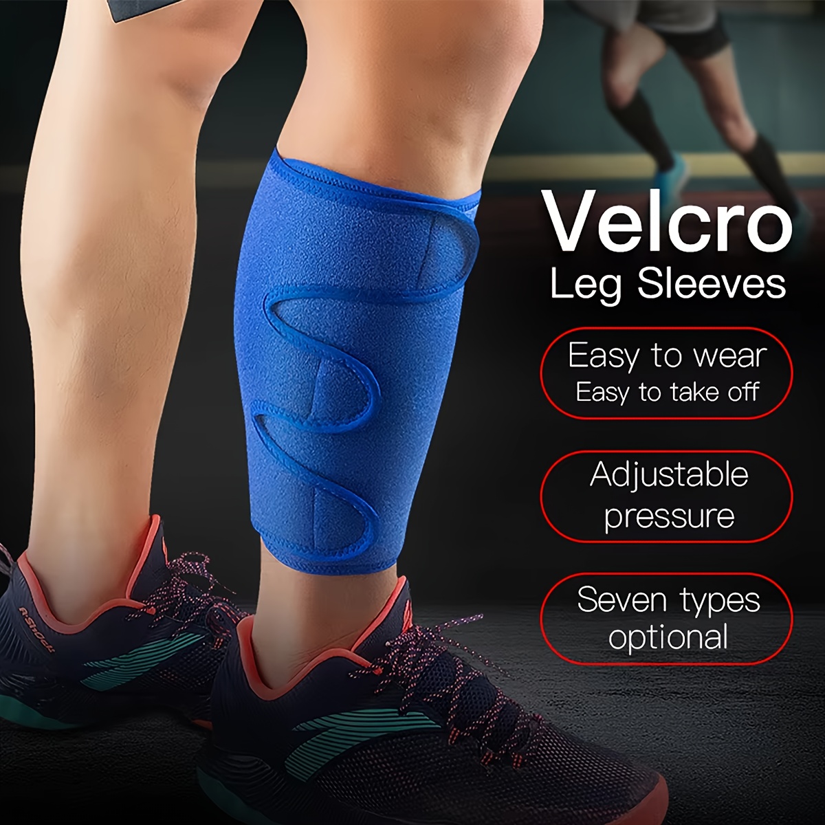 Crossfit Workout Gear - 1 Pezzo Parastinchi Sportivi Regolabili per