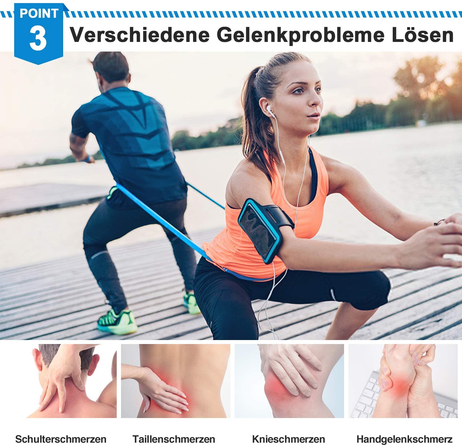 Fasce elastiche per fitness 3  - Crossfit Workout Gear recensione e prezzo