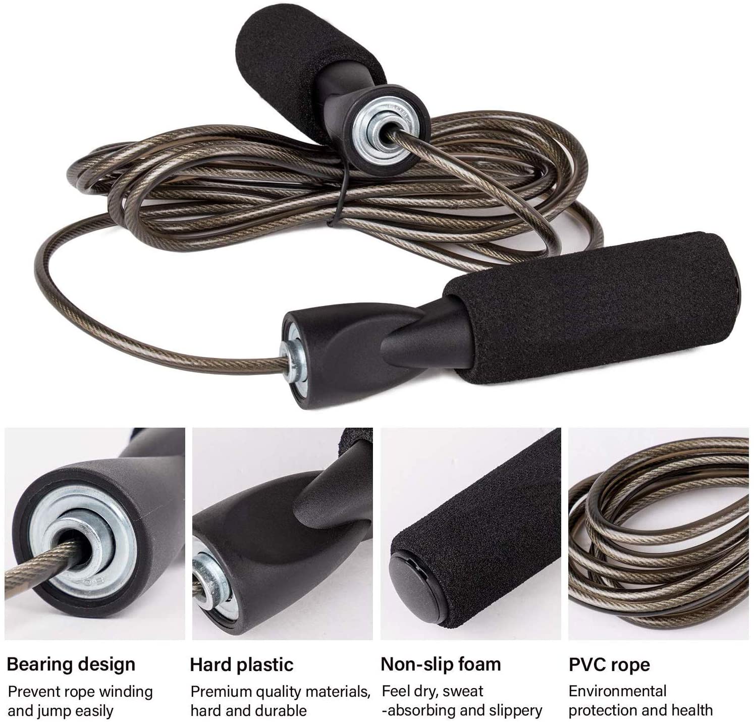 Corda per saltare Crossfit pro - Crossfit No Equipment recensione e prezzo