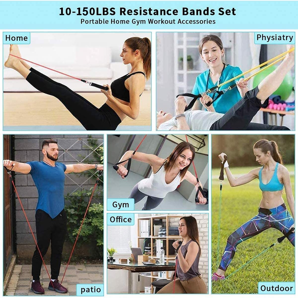 Fasce di resistenza per fitnes - Crossfit Workout Gear recensione e prezzo